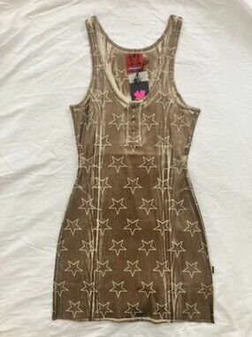 Heaven By Marc Jacobs Gold Star Dress